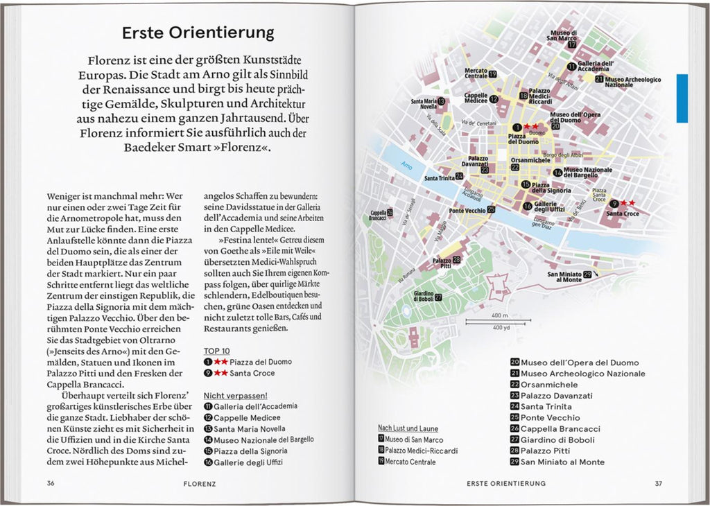 Baedeker SMART Reiseführer Toskana