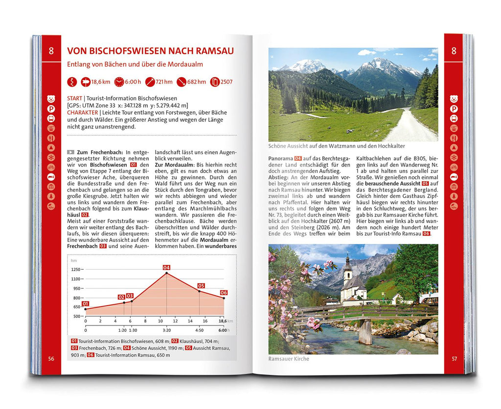 KOMPASS Wanderführer SalzAlpenSteig, Chiemsee, Königssee, Hallstätter See, 40 Touren mit Extra-Tourenkarte