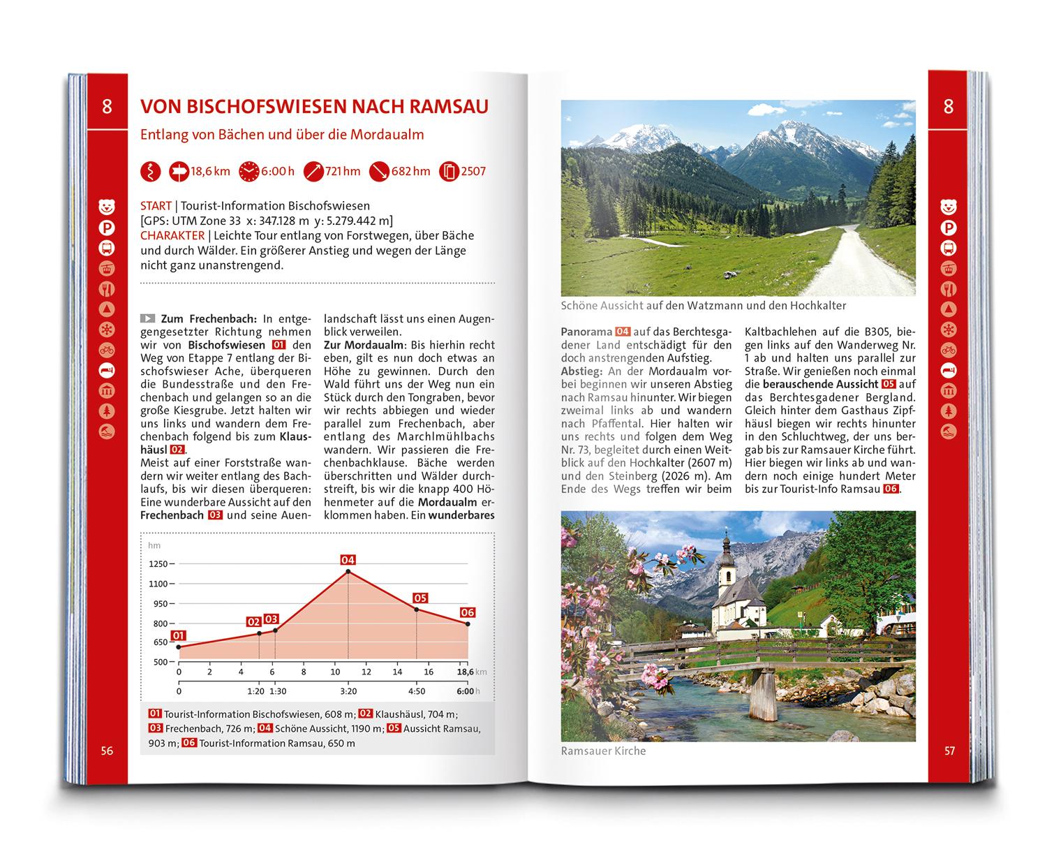 KOMPASS Wanderführer SalzAlpenSteig, Chiemsee, Königssee, Hallstätter See, 40 Touren mit Extra-Tourenkarte