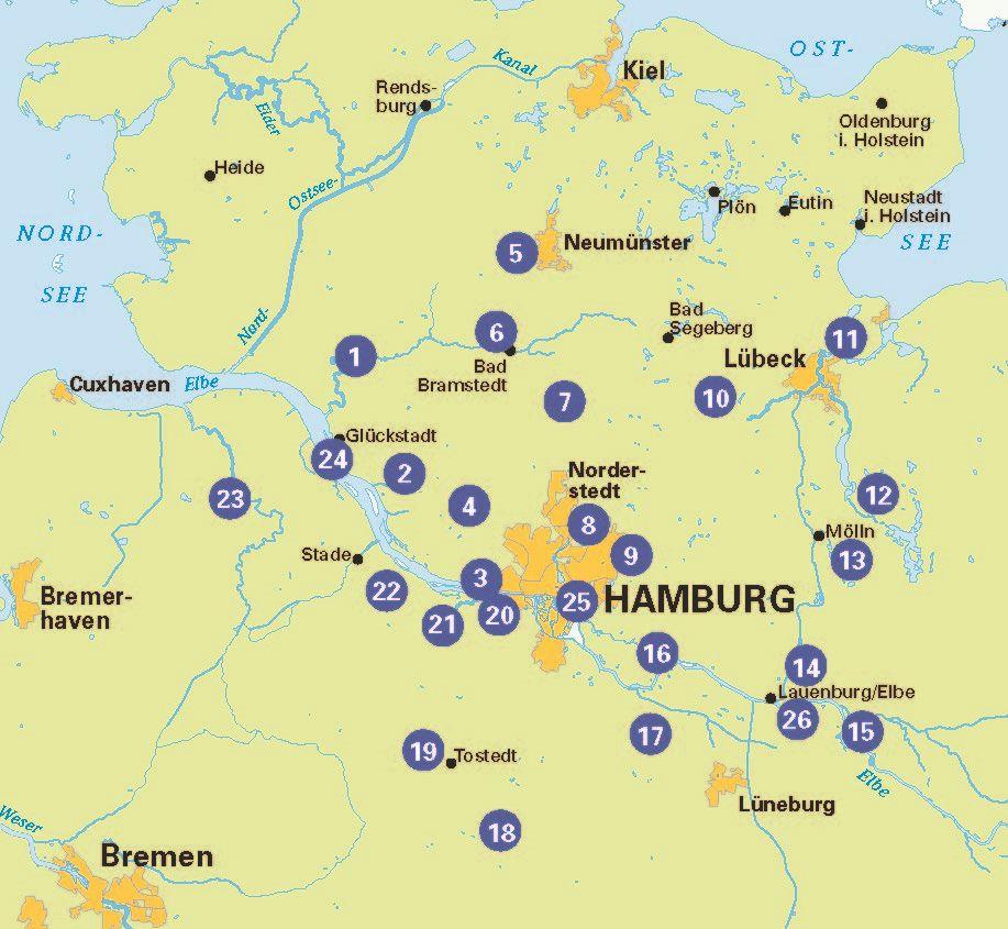 Hamburg und Umland RadLandLust, 26 Lieblings-Radtouren, E-Bike-geeignet, mit Wohnmobilstellplätzen, GPS-Tracks-Download