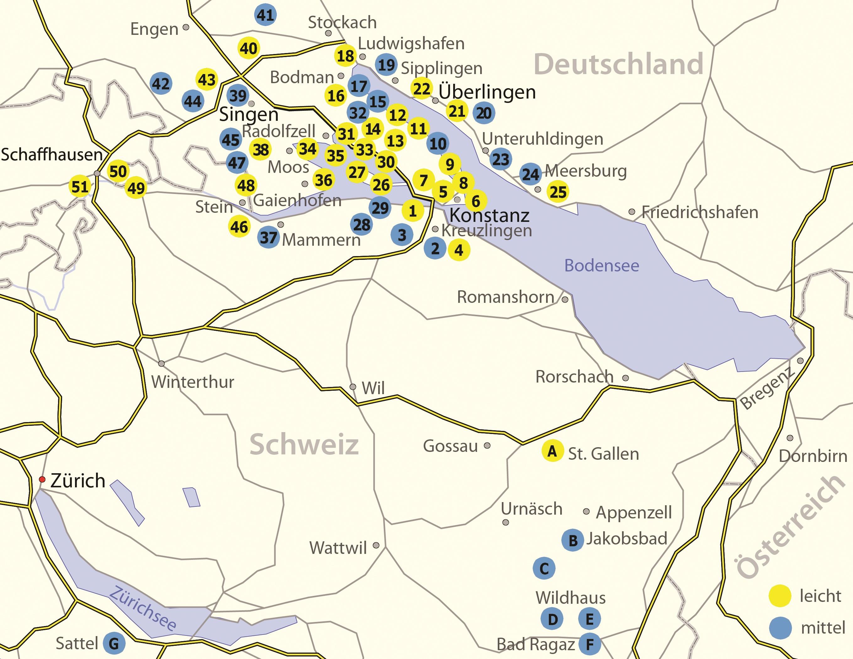 Kinderwagen- & Tragetouren Westlicher Bodensee