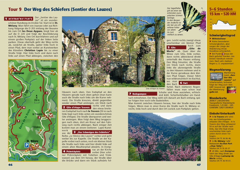 Die wilden Berge der Ardèche-alle Wanderungen mit GPS-Track zum Download