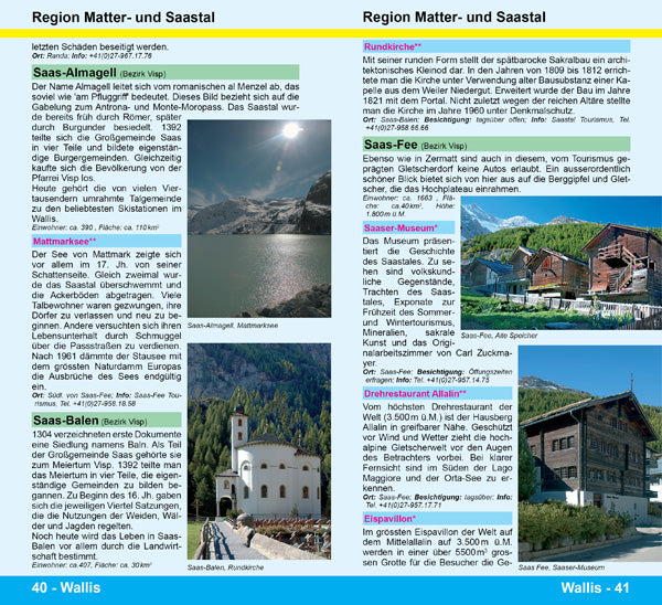 Sehenswertes im Wallis