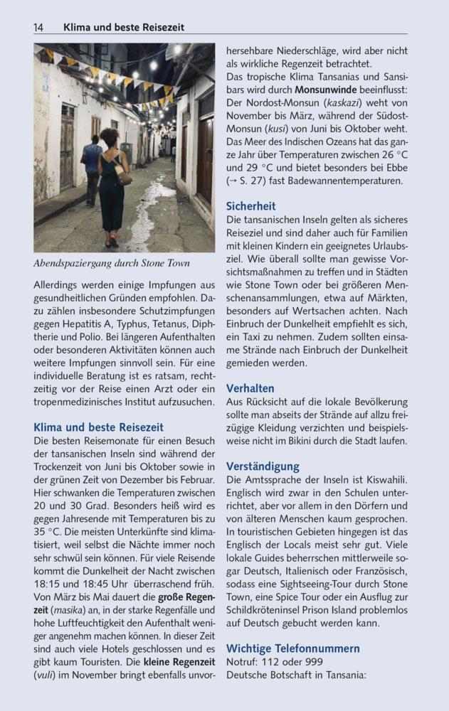 TRESCHER Reiseführer Sansibar