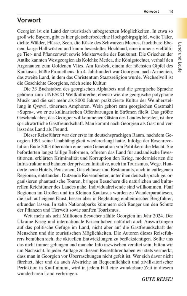 TRESCHER Reiseführer Georgien