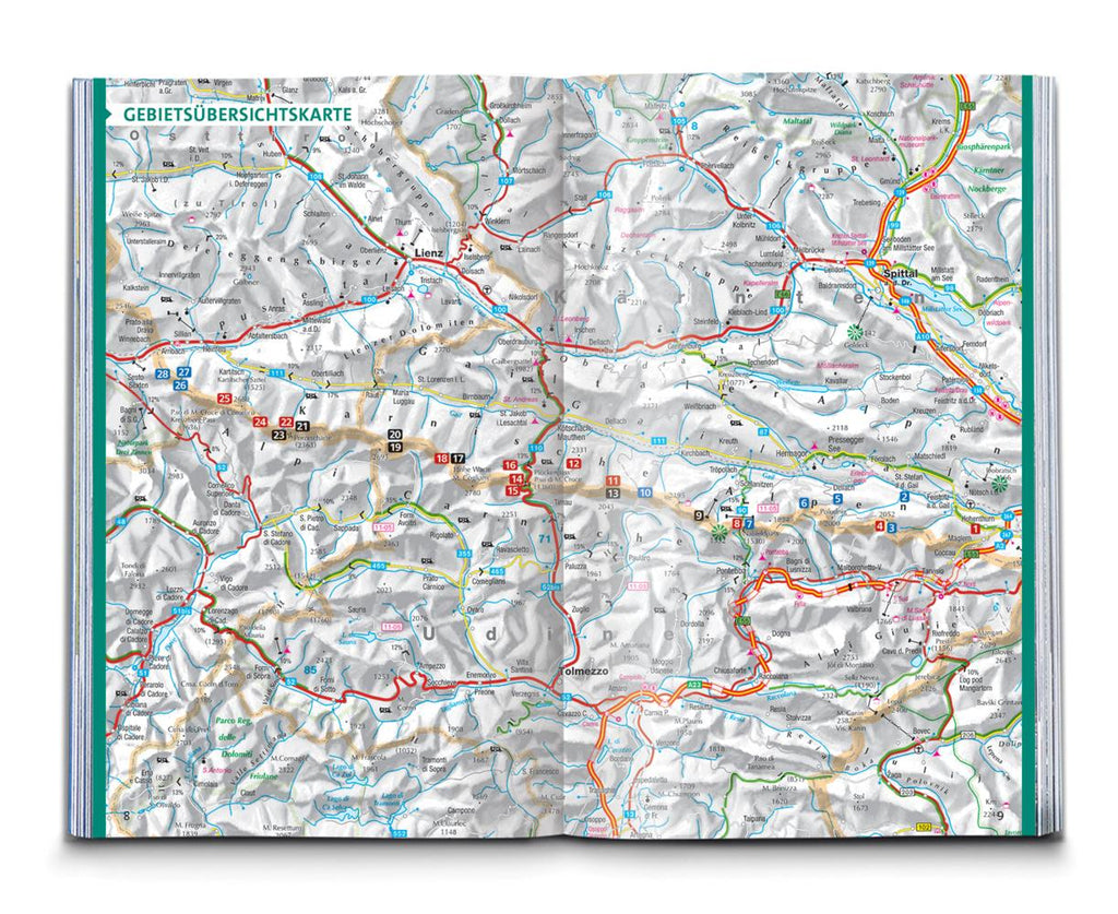 KOMPASS Wanderführer Karnischer Höhenweg, Von Thörl-Maglern nach Sillian, Mit Varianten und Gipfeln, 28 Touren mit Extra-Tourenkarte