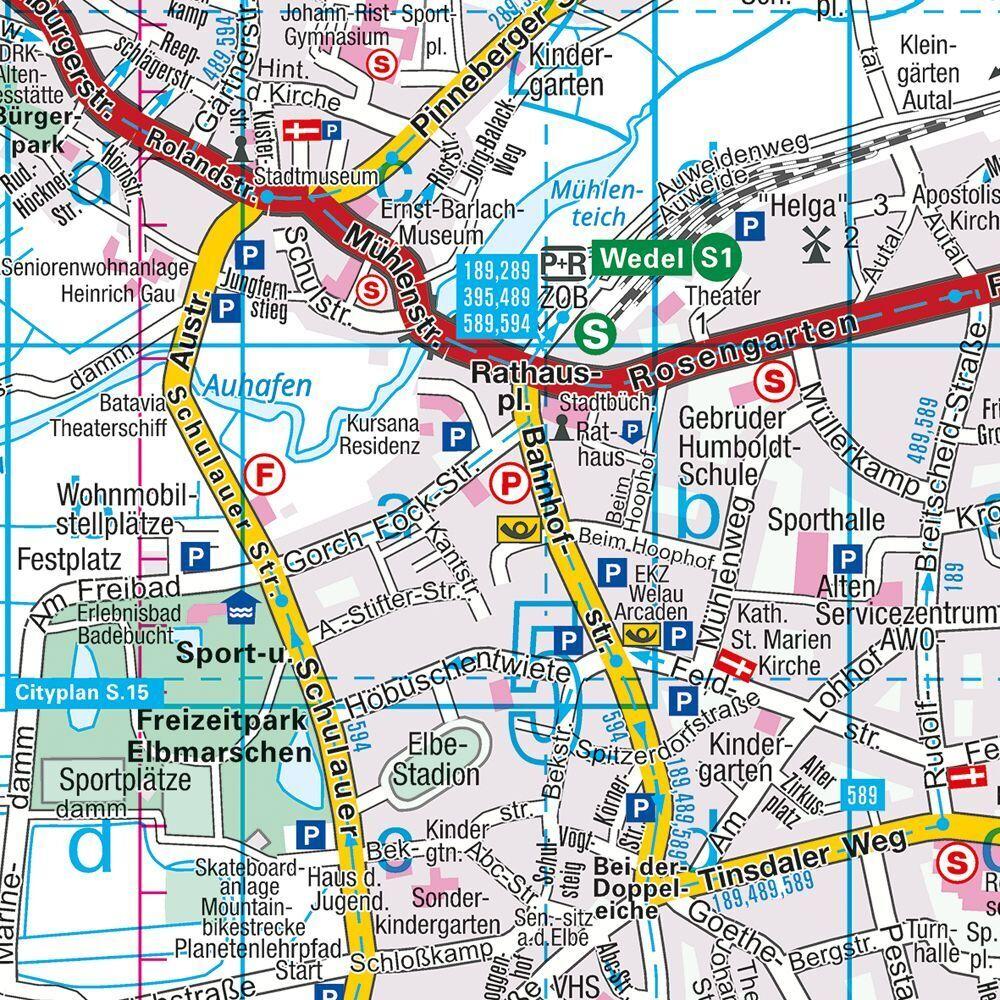 ADAC Cityatlas Hamburg 1:15.000