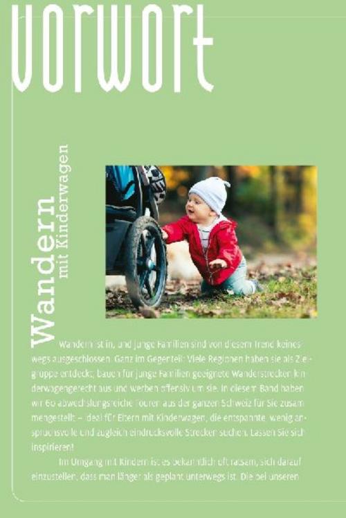 Kümmerly+Frey Erlebnis Schweiz Wandern mit Kinderwagen - Wanderführer