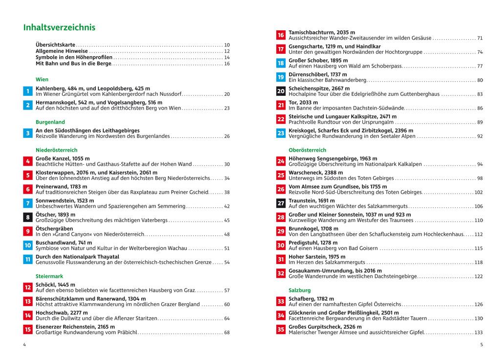 freytag & berndt Mit Bahn und Bus zum Berg - Österreich