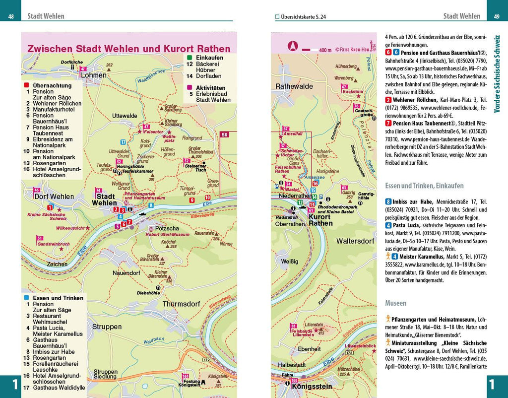 Reise Know-How Reiseführer Sächsische Schweiz mit Dresden