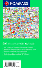 KOMPASS Wanderführer Rhön, 50 Touren mit Extra-Tourenkarte