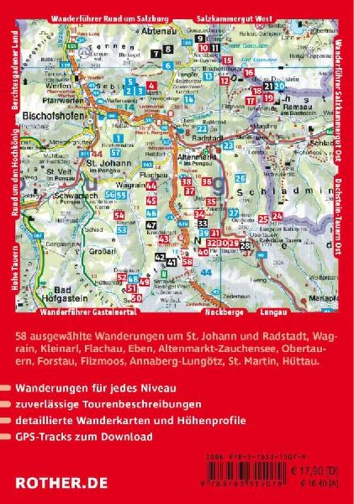 ROTHER Wanderführer Dachstein-Tauern West: Von Hüttau bis Obertauern. 58 Touren im Pongau