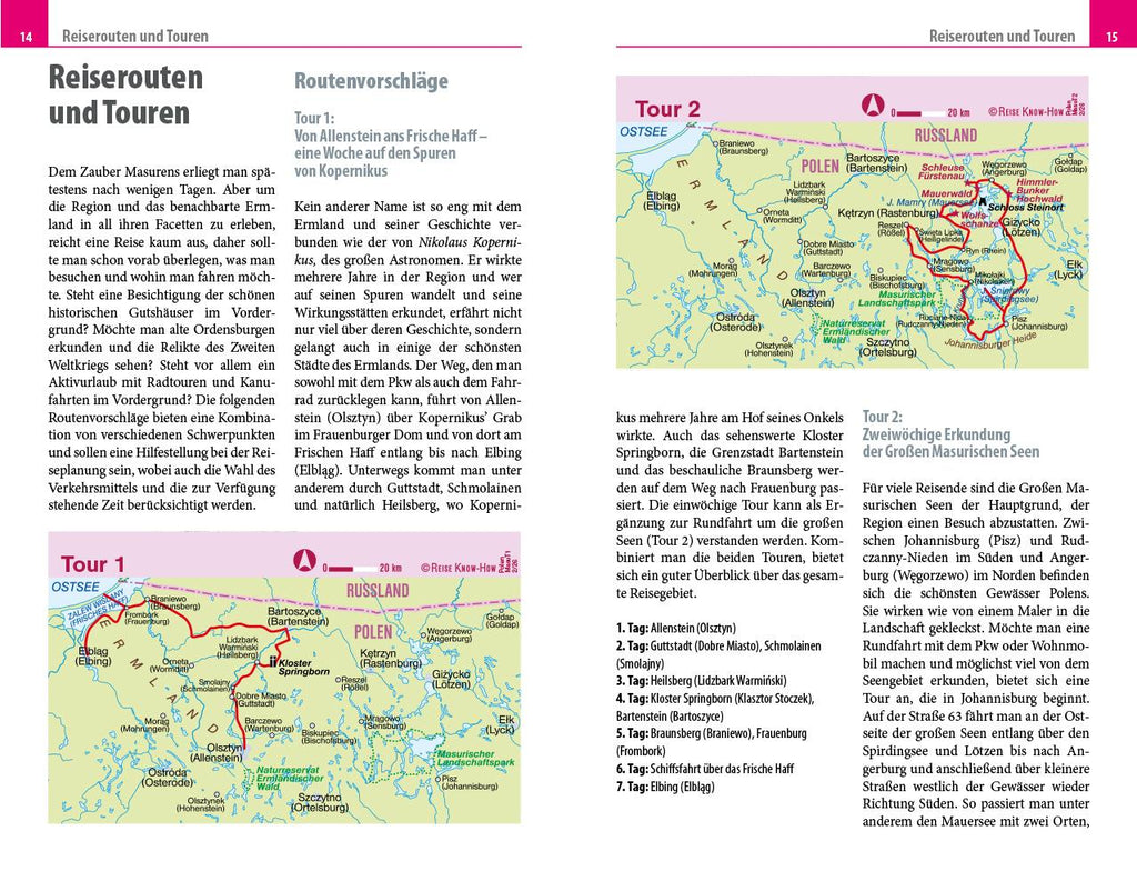 Reise Know-How Reiseführer Masurische Seen und Ermland