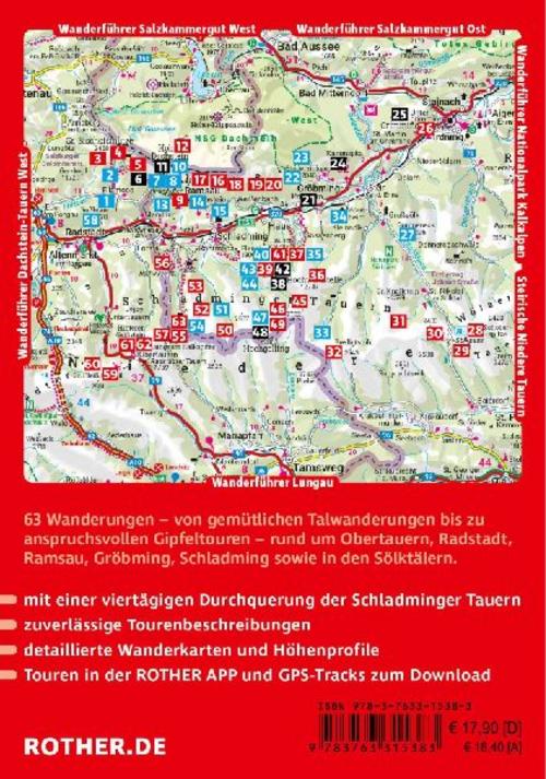 ROTHER Wanderführer Dachstein-Tauern Ost: Bischofsmütze bis Sölkpass. 63 Touren im Dachsteingebirge und in den Schladminger Tauern